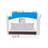 Compatible Epson C13T07114010 / C13T07114012 / T0711 Tinta Negro