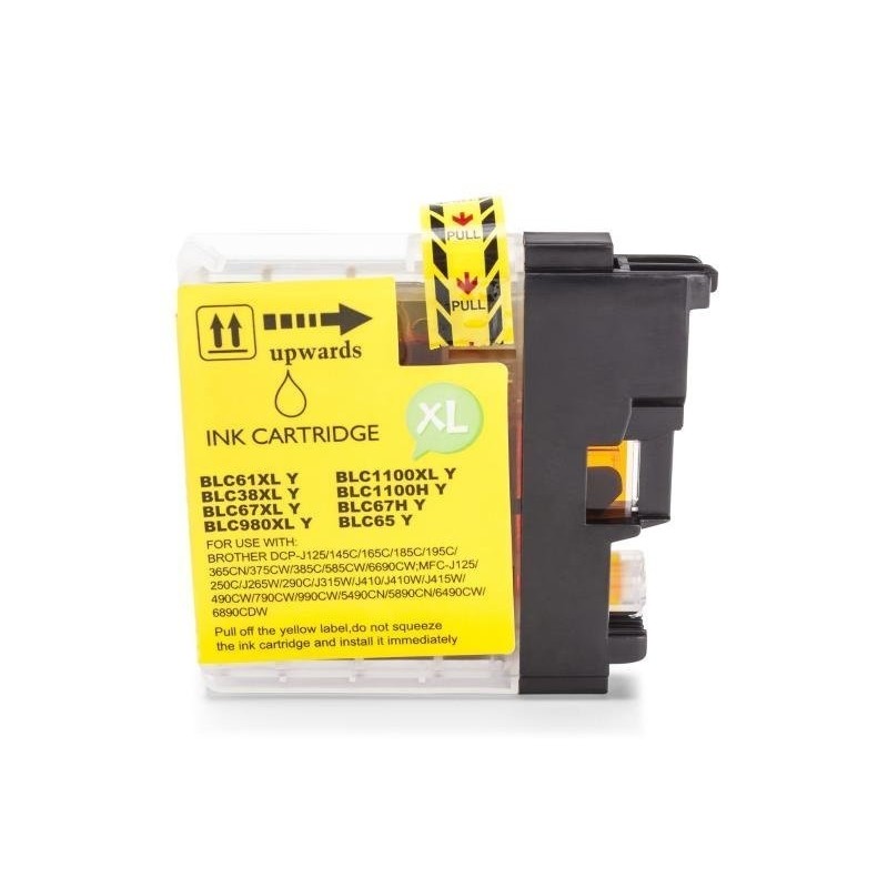 Compatible Brother LC-980 Y Cartucho de tinta Amarillo