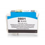 Compatible Epson C13T08014010 / T0801 Cartucho de tinta Negro