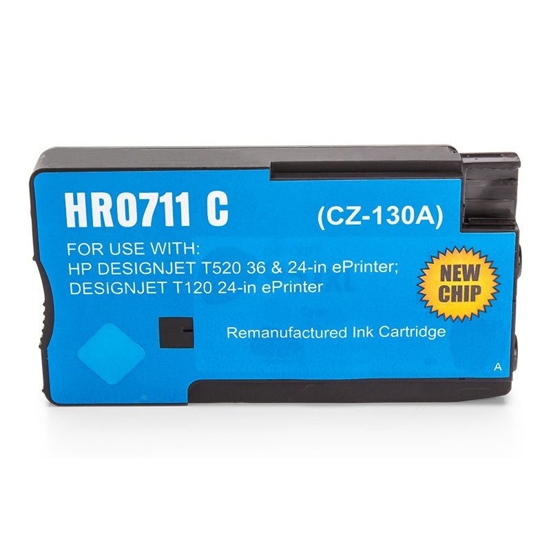 Compatible HP CZ130A / 711 Cartucho de tinta Cian