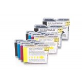 Compatible Brother LC-1000 Cartuchos de tinta Pack Ahorro (4xBK, 2xC,M,Y) 10 uds.