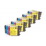 Compatible Brother LC-1100 Cartuchos de tinta Pack Ahorro ( 5 x BK,C,M,Y) 20 uds.