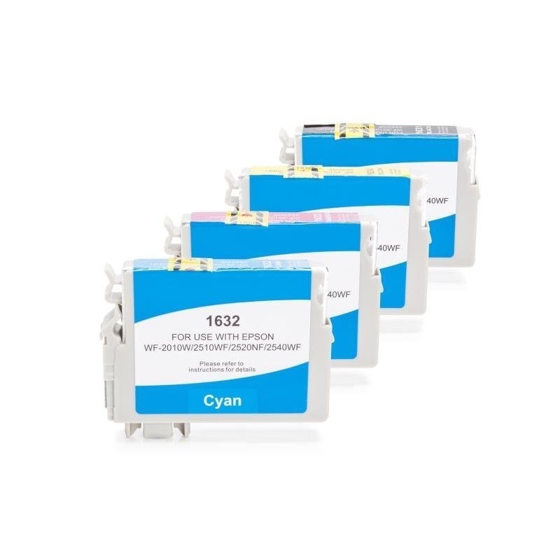 Compatible Epson C13T16364010 / T1636 Cartuchos de tinta Multipack (C,M,Y,K)