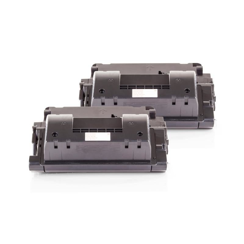 Compatible HP CE390XD / 90X Toner Negro Pack de 2
