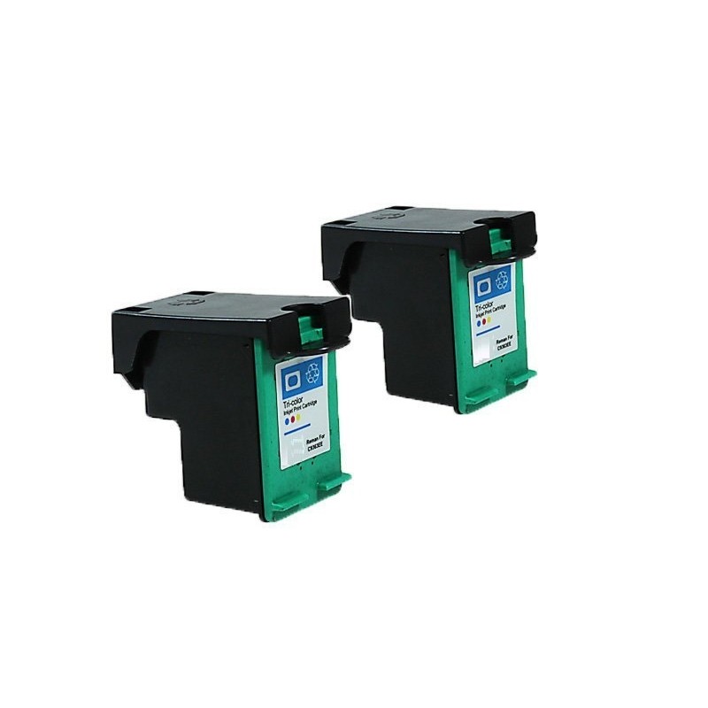 Compatible HP CB332EE / No 343 Cartucho de tinta Color (Pack de 2)