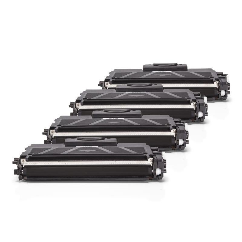 Compatible Brother TN-2220 Toner Negro Pack Ahorro (4 uds.)