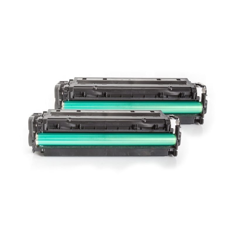 Compatible HP CE410X / 305X Toner Pack de 2 Negro