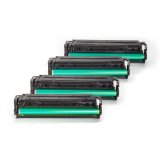 Compatible HP CB540A - CB543A / 125A Toner Pack Ahorro (Negro, Cian, Magenta, Amarillo)