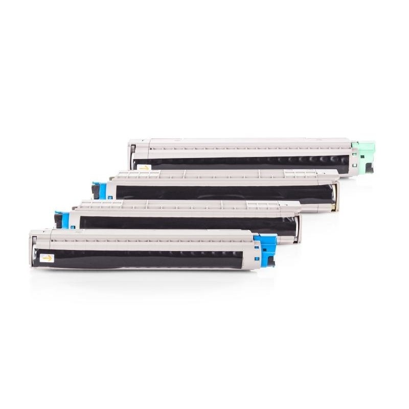 Compatible OKI 44643004-44643001 Toner Pack Ahorro (BK,C,M,Y) 4 uds.