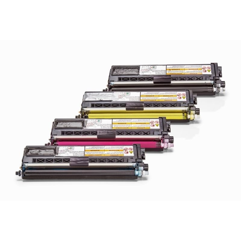 Compatible Brother TN-326 Pack Ahorro (Negro, Cian, Magenta, Amarillo)